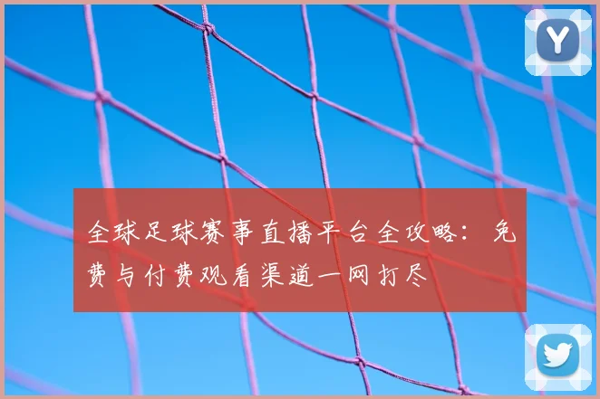 全球足球赛事直播平台全攻略:免费与付费观看渠道一网打尽